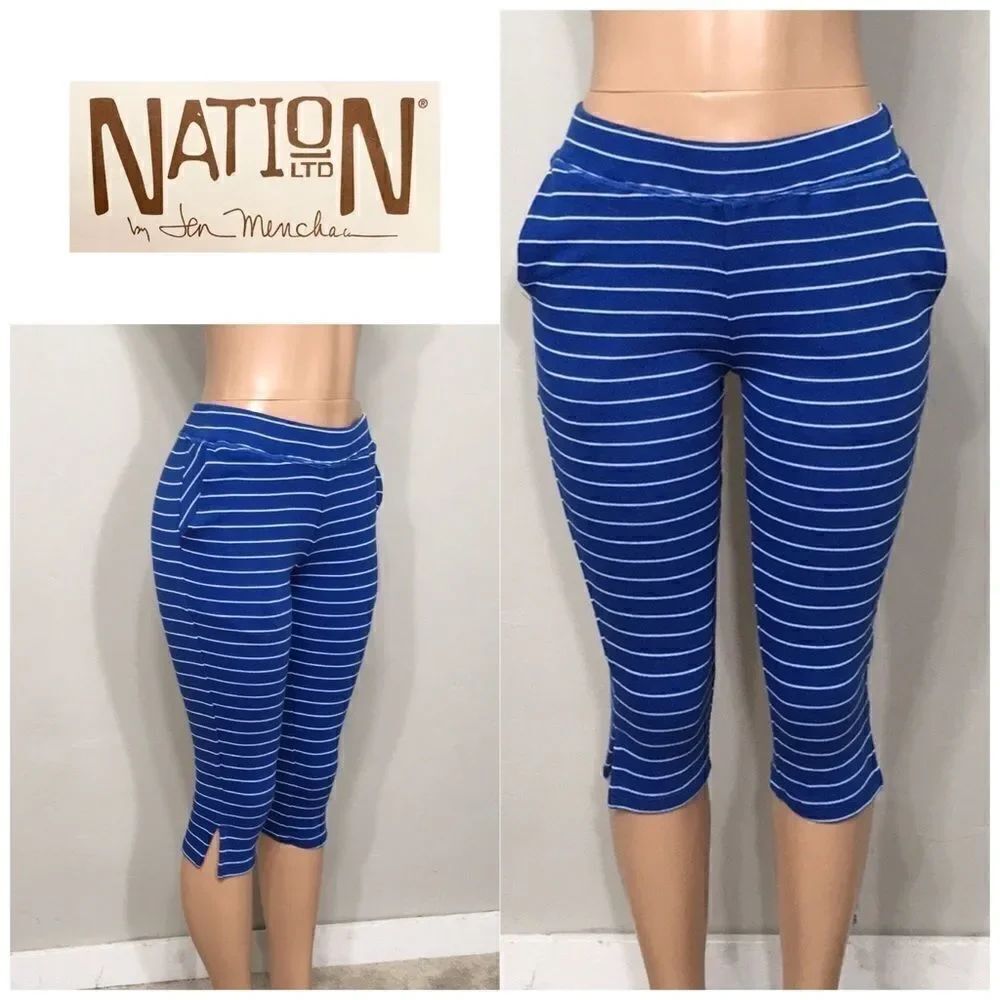 NATION LTD stretch knit Capri pants. NWOT